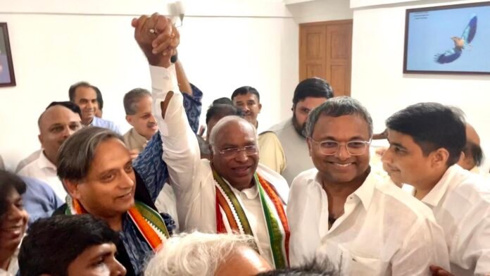kharge tharoor